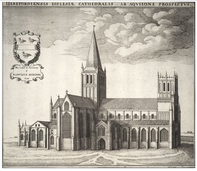 हियरफोर्ड कैथेड्रल द्वारा Wenceslaus Hollar