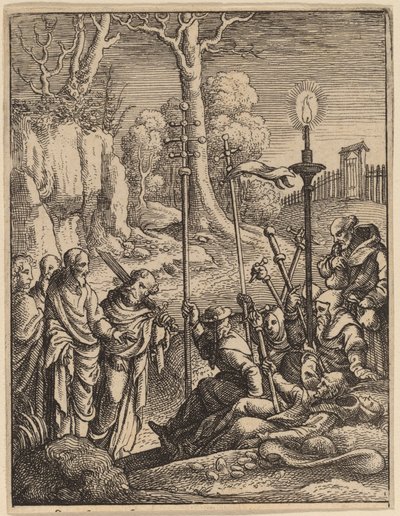 यीशु अपने विरोधियों का सामना कर रहे हैं द्वारा Wenceslaus Hollar