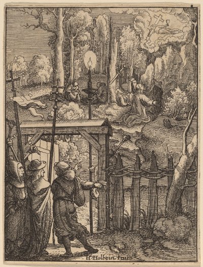 जैतून के पहाड़ पर यीशु द्वारा Wenceslaus Hollar