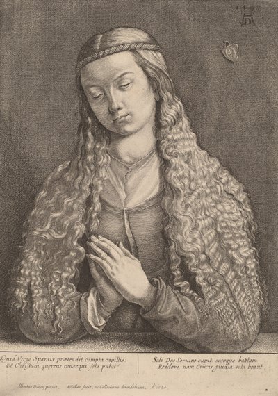 कथरीन फरलेगेरिन, 1646। द्वारा Wenceslaus Hollar
