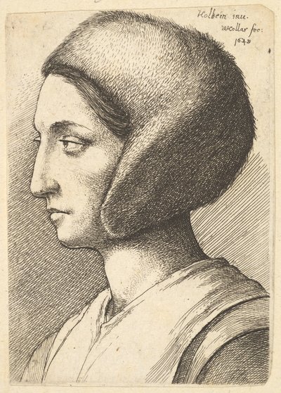 मार्गरेट गिग्स, 1648। द्वारा Wenceslaus Hollar