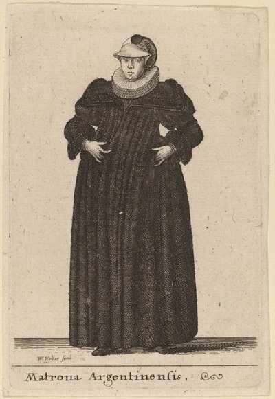अर्जेंटीनी मैट्रन द्वारा Wenceslaus Hollar
