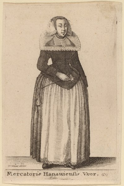 हनौई के एक व्यापारी की पत्नी द्वारा Wenceslaus Hollar