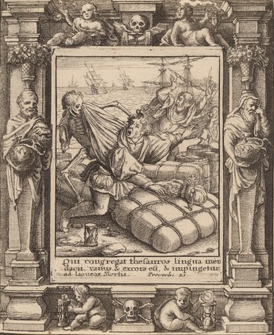 मर्चेंट, 1651। द्वारा Wenceslaus Hollar