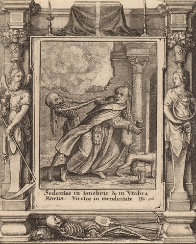 भिक्षु, 1651। द्वारा Wenceslaus Hollar