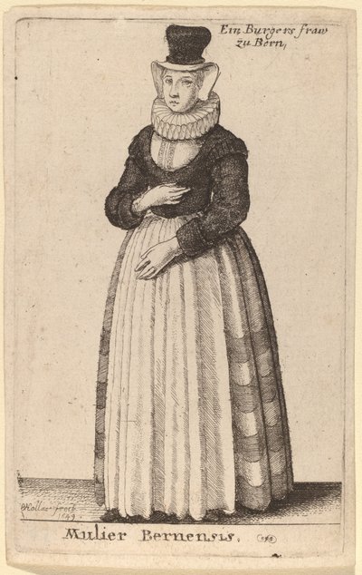बर्नीज़ महिला द्वारा Wenceslaus Hollar