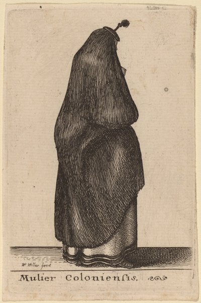 कोलोन की महिला द्वारा Wenceslaus Hollar