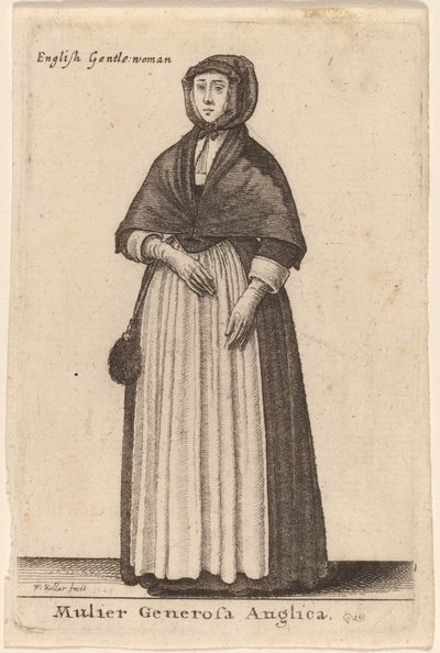एक उदार अंग्रेज महिला द्वारा Wenceslaus Hollar