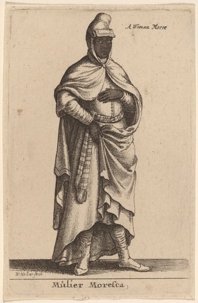मुलियर मोरेस्का द्वारा Wenceslaus Hollar