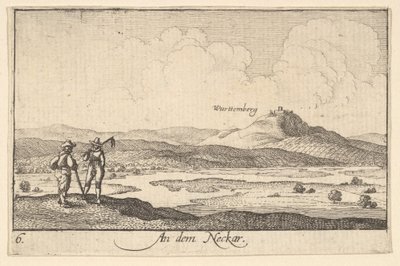 नेकर पर, 1635। द्वारा Wenceslaus Hollar