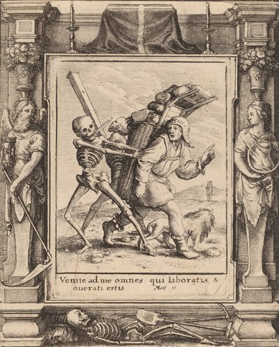 पेडलर, 1651। द्वारा Wenceslaus Hollar