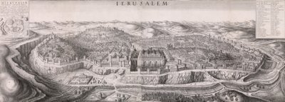 यरूशलेम की संभावना, 1660।, 1660। द्वारा Wenceslaus Hollar