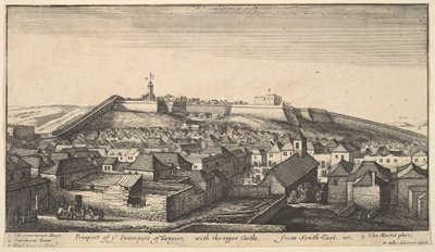 टैंजियर के भीतरी भाग की संभावना, ca. 1670. द्वारा Wenceslaus Hollar
