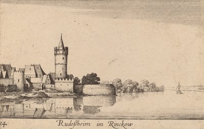 रुडेशाइम, 1635। द्वारा Wenceslaus Hollar