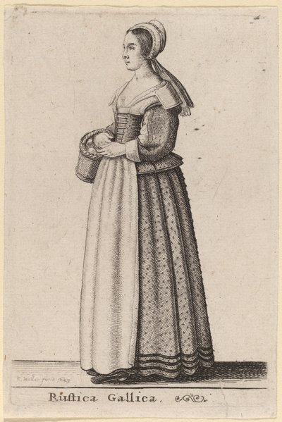 फ़्रेंच देहात द्वारा Wenceslaus Hollar