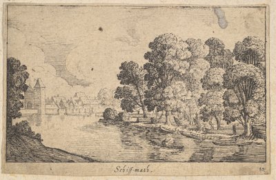 जहाज गणित, 1625-77। द्वारा Wenceslaus Hollar