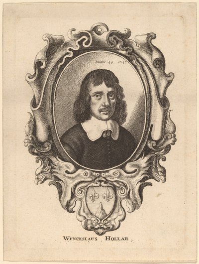 आत्म चित्र द्वारा Wenceslaus Hollar