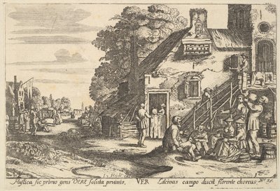 वसंत, 1629। द्वारा Wenceslaus Hollar