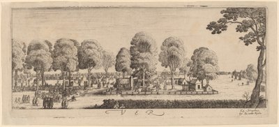 स्प्रिंग: द शूटिंग रेंज, सी। 16281629. द्वारा Wenceslaus Hollar