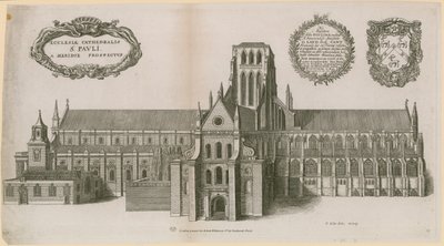 सेंट पॉल कैथेड्रल, लंदन द्वारा Wenceslaus Hollar