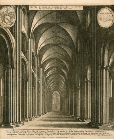 सेंट पॉल कैथेड्रल, लंदन द्वारा Wenceslaus Hollar