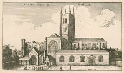सेंट सविअर्स चर्च, साउथवार्क, लंदन द्वारा Wenceslaus Hollar
