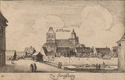 स्ट्रासबर्ग, 1635। द्वारा Wenceslaus Hollar