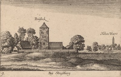 स्ट्रासबर्ग, 1635। द्वारा Wenceslaus Hollar