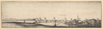 स्ट्रासबर्ग, 1642-44। द्वारा Wenceslaus Hollar