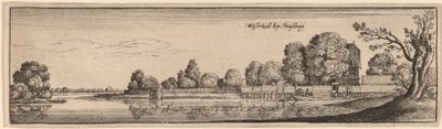 स्ट्रासबर्ग: एक टोल हाउस, सी. 1632. द्वारा Wenceslaus Hollar