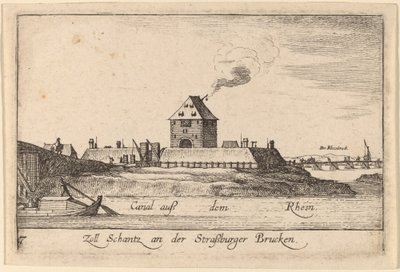 स्ट्रासबर्ग: टोल हाउस द्वारा Wenceslaus Hollar