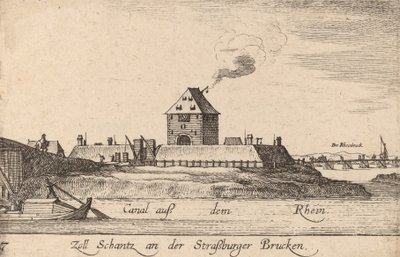 स्ट्रासबर्ग: द टोल हाउस, 1635। द्वारा Wenceslaus Hollar