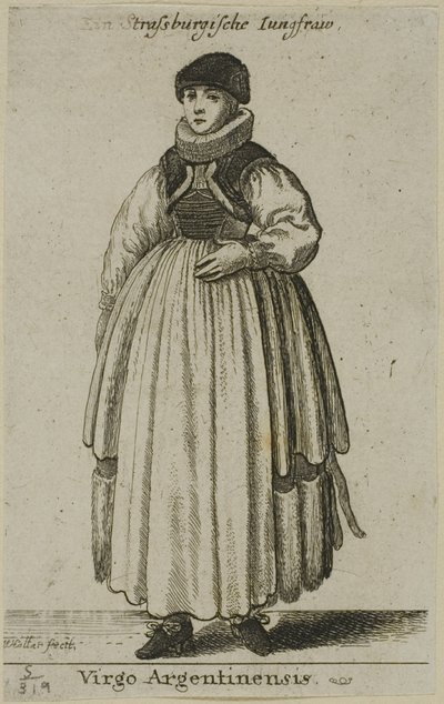 स्ट्रासबर्ग महिला द्वारा Wenceslaus Hollar