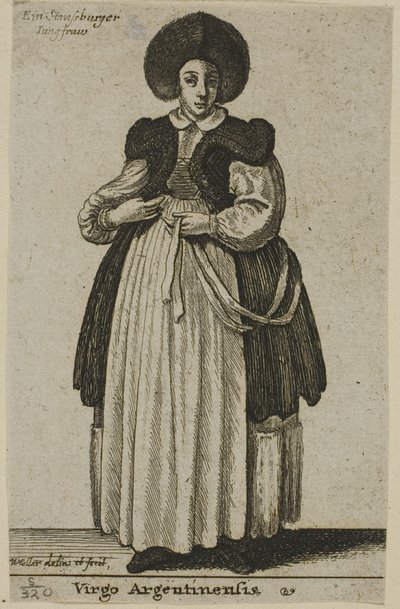 स्ट्रासबर्ग महिला द्वारा Wenceslaus Hollar