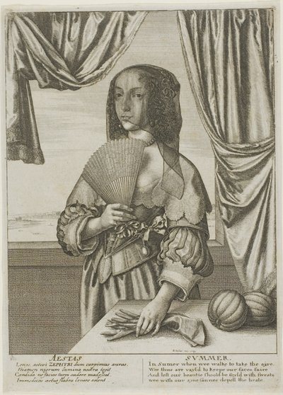 गर्मी द्वारा Wenceslaus Hollar