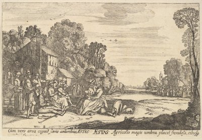 ग्रीष्मकालीन, 1629। द्वारा Wenceslaus Hollar