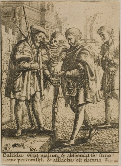 वकील और मौत द्वारा Wenceslaus Hollar