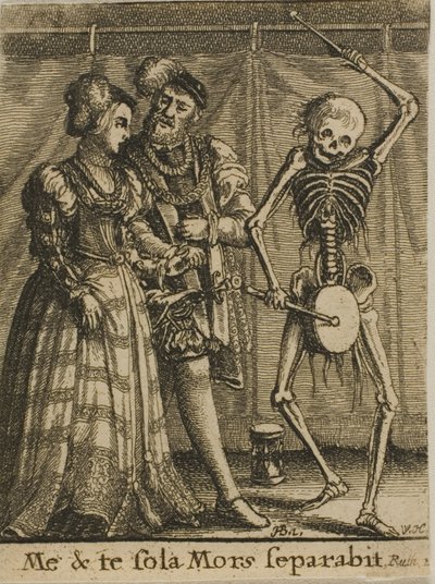 दुल्हन का जोड़ा और मौत द्वारा Wenceslaus Hollar