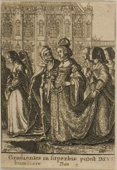 महारानी और मृत्यु द्वारा Wenceslaus Hollar