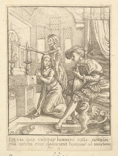 द नून, डांस ऑफ़ डेथ, 1651 से। द्वारा Wenceslaus Hollar