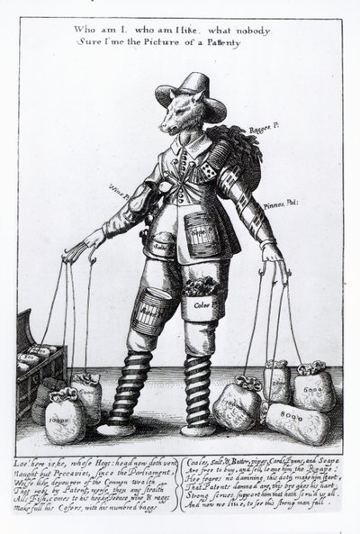&39;द पिक्चर ऑफ़ पैटरेंट&39;, c.1641-50 द्वारा Wenceslaus Hollar