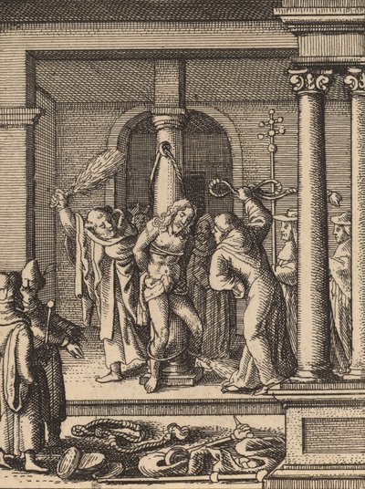 द स्कर्जिंग। द्वारा Wenceslaus Hollar