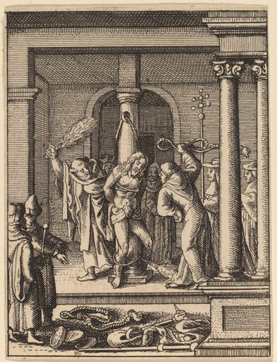 द कोड़े मारने की क्रिया द्वारा Wenceslaus Hollar