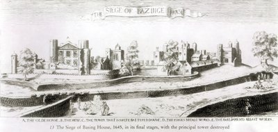 बेसिंग हाउस की घेराबंदी, 1645 द्वारा Wenceslaus Hollar