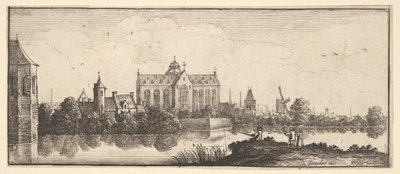 पानी द्वारा चर्च, 1625-77। द्वारा Wenceslaus Hollar