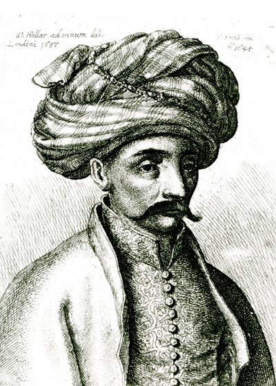 तुर्क का सिर, 1645 द्वारा Wenceslaus Hollar