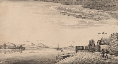 लेवेनबर्ग का दृश्य। द्वारा Wenceslaus Hollar