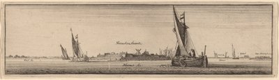 शेंकेनशैंट्ज़ का दृश्य द्वारा Wenceslaus Hollar