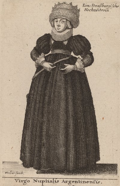 अर्जेंटीना ब्राइडल वर्जिन द्वारा Wenceslaus Hollar
