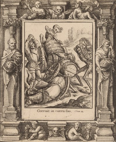 वैगनर, 1651। द्वारा Wenceslaus Hollar